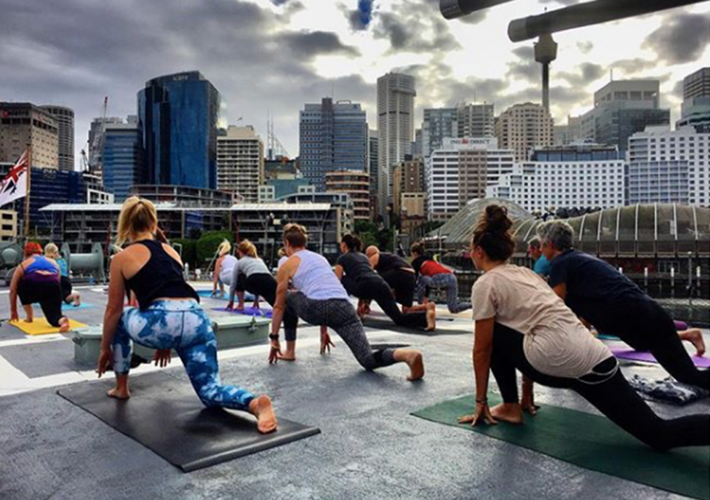 Invictus Australia partnership with Frontline Yoga
