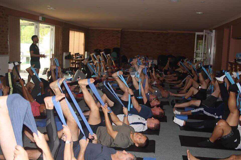 Invictus Australia Frontline Yoga Class