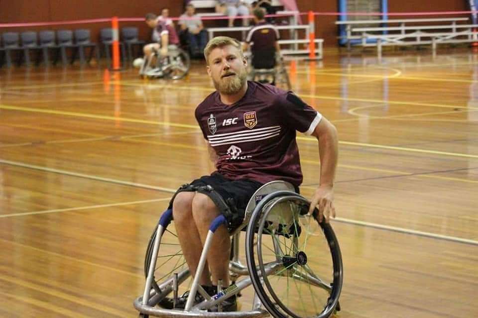Zac Wheelchair Rugby League