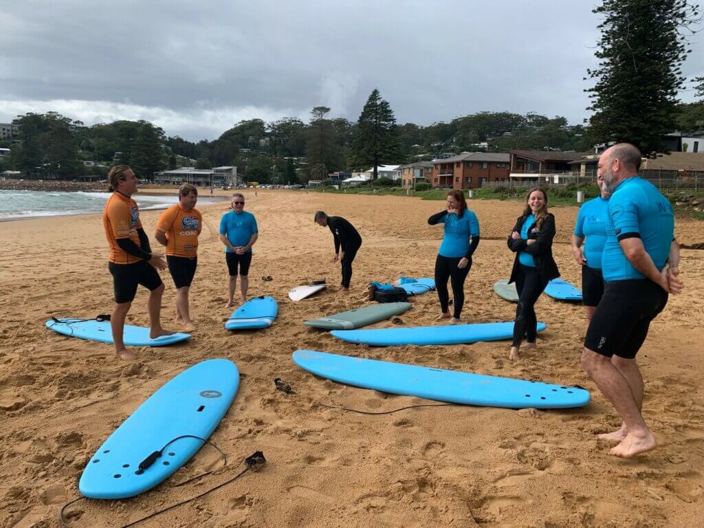 Waves of Wellness surfing with Invictus Australia