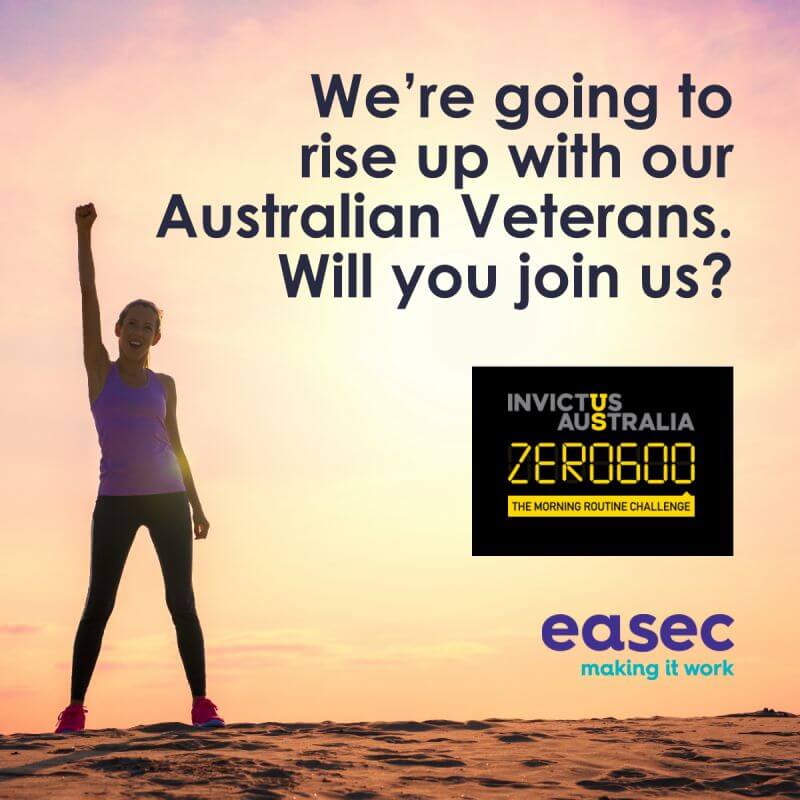 Easec support ZERO600 for Invictus Australia