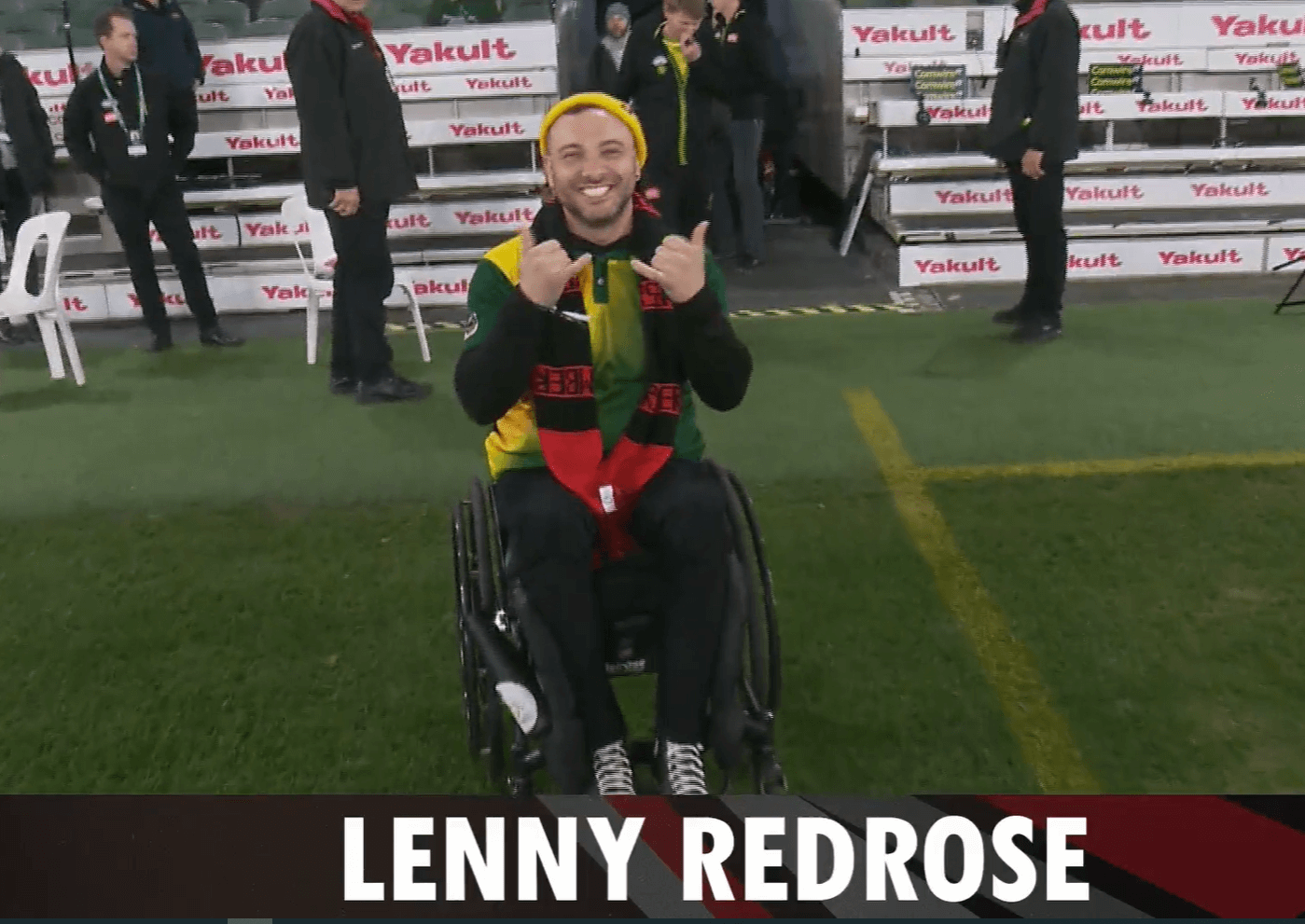 Lenny Redrose ball delivery EFC NEC launch