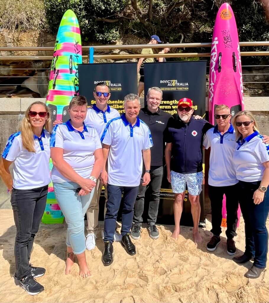 On Sunday 18th September at South Coogee Beach, The Hon Matt Thistlethwaite, Assistant Minster for Veterans & Defence Personnel, and Co-Chair of the Parliamentary Friends of Surf Life Saving, farewelled the first ever military Veteran team to compete at the Lifesaving World Championships in Italy.