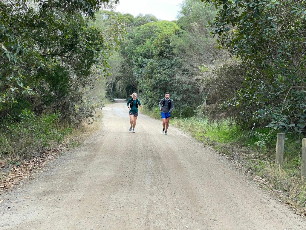Rodney Cottam 500km run Invictus Australia, with fiance Amanda