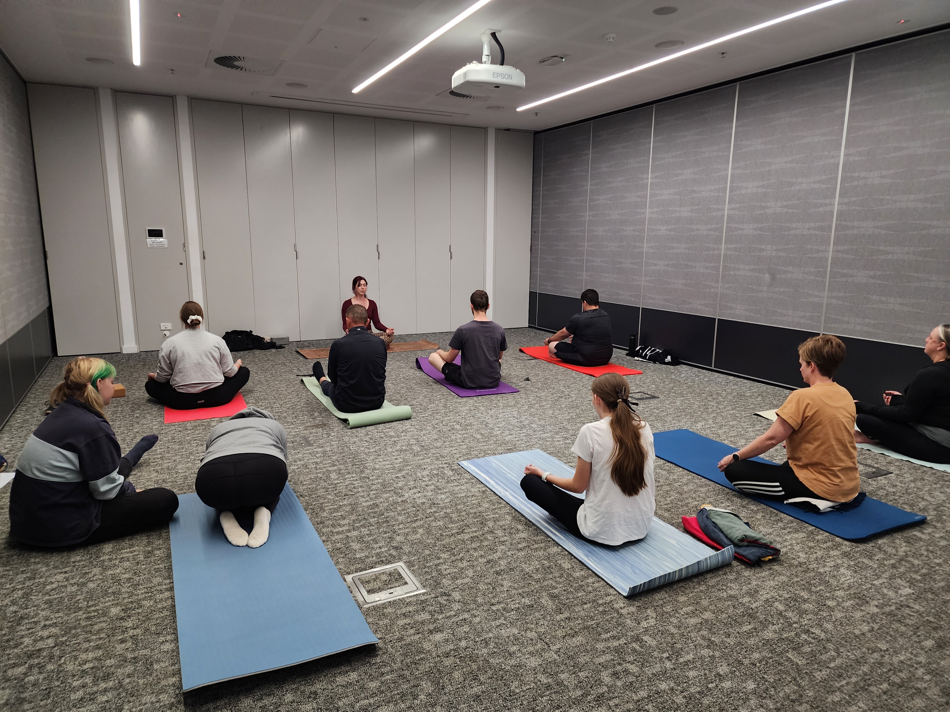 Yoga class in Toowoomba with Invictus Australia 