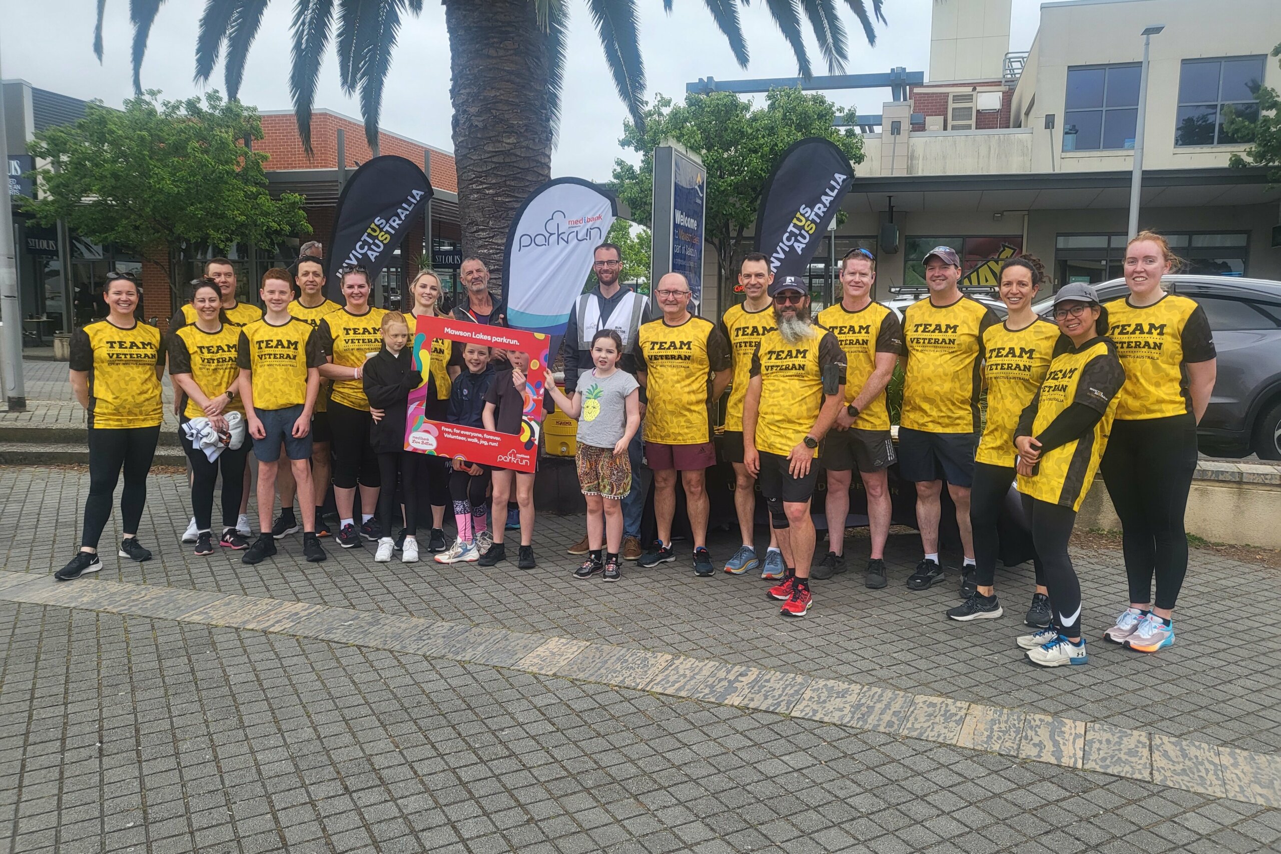 parkrun with Team Veteran powered by Invictus Australia for veterans health week 2023 in SA