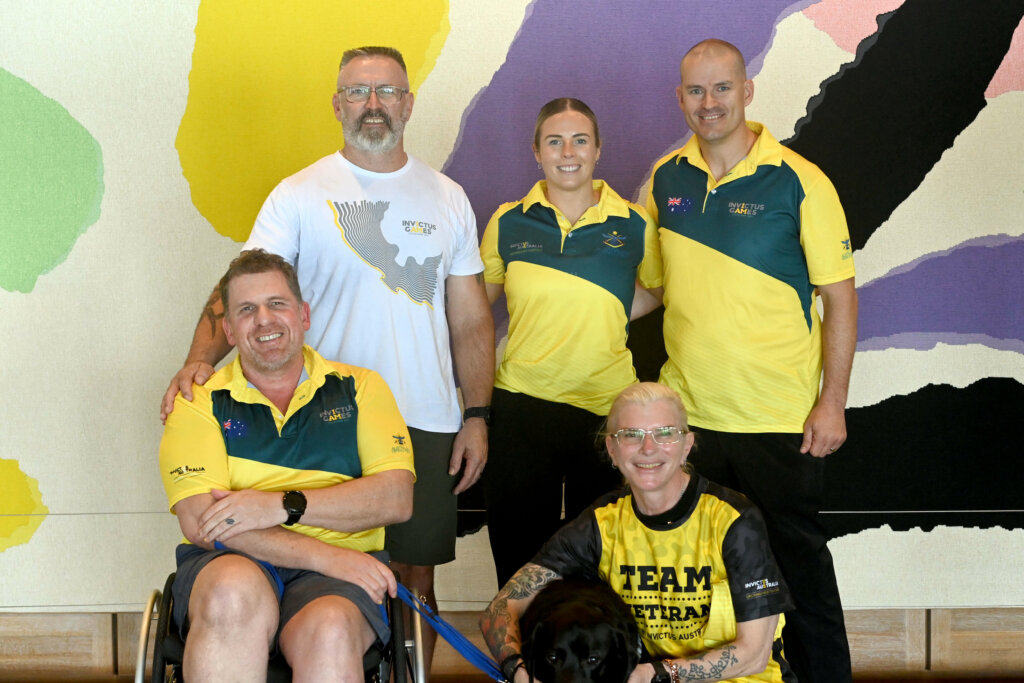 Ukrainian Invictus Games Alumna, Taira, reunites with fellow competitors from Team Australia
