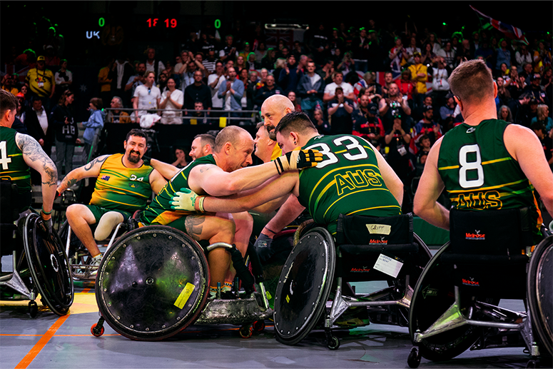Wheelchair rugby adaptive sport program