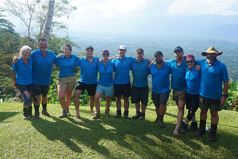 Kokoda group enjoying the view