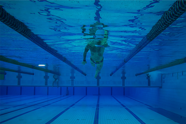 Invictus Games selection camp  swimming