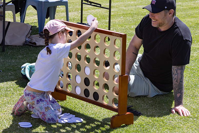 Lawn games at Invictus Australia Defence Community Sport Expo