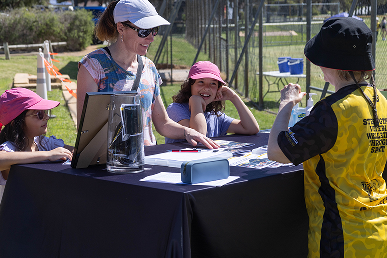 Family connection at Invictus Australia Defence Community Sport Expo