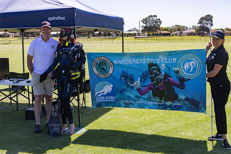 Dive Club activation at Invictus Australia Defence Community Sport Expo