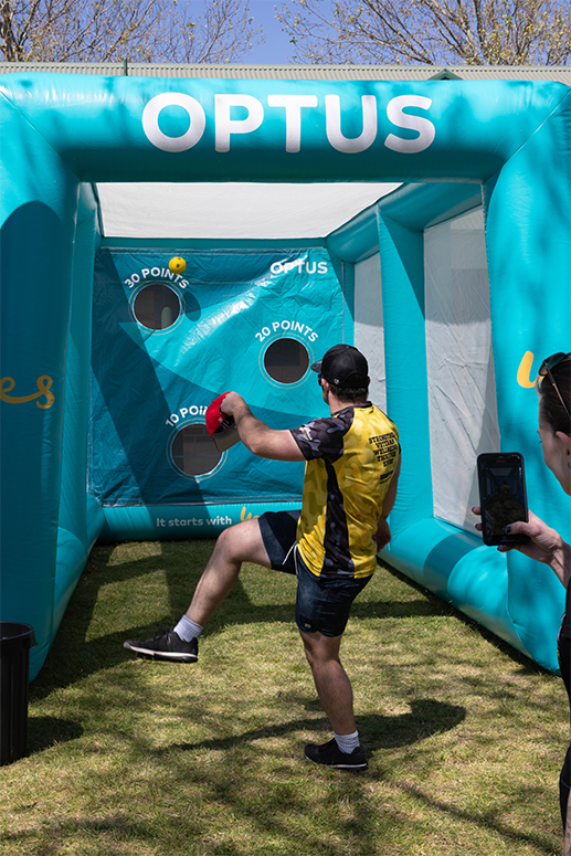 Optus Activation at Invictus Australia Defence Community Sport Expo