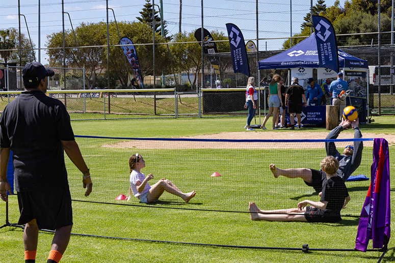 Sitting Volleyball at Invictus Australia Defence Community Sport Expo