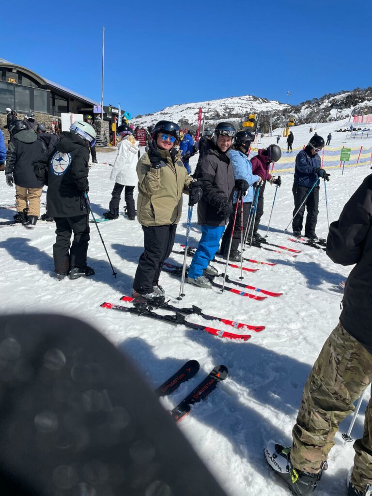 Team Australia's train on contingent for the Invictus Games 2025 at the alpine familirisation camp