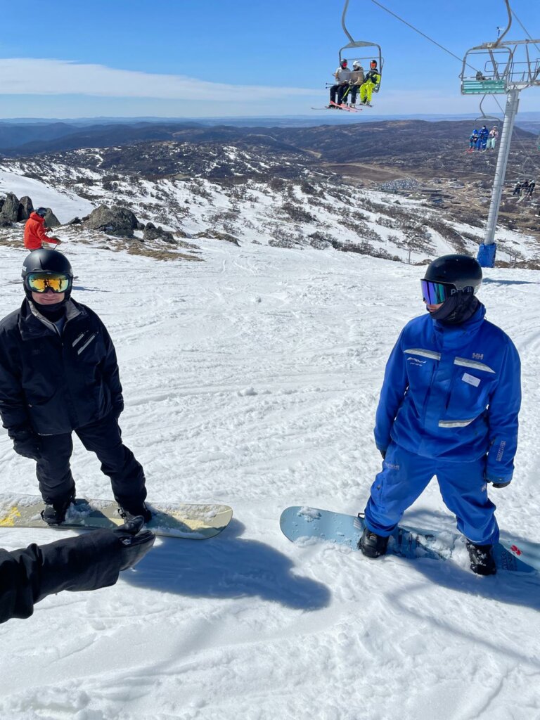 Team Australia's train on contingent for the Invictus Games 2025 at the alpine familirisation camp at the top of the mountain