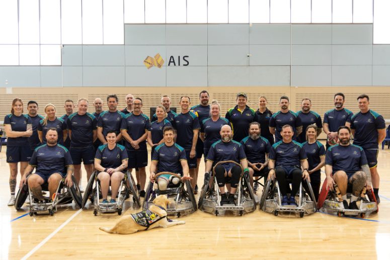 Team Australia team photo Invictus Games Vancouver Whistler 2025 training camp