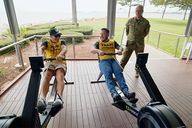 Row off at the Invictus Australia Townsville launch event