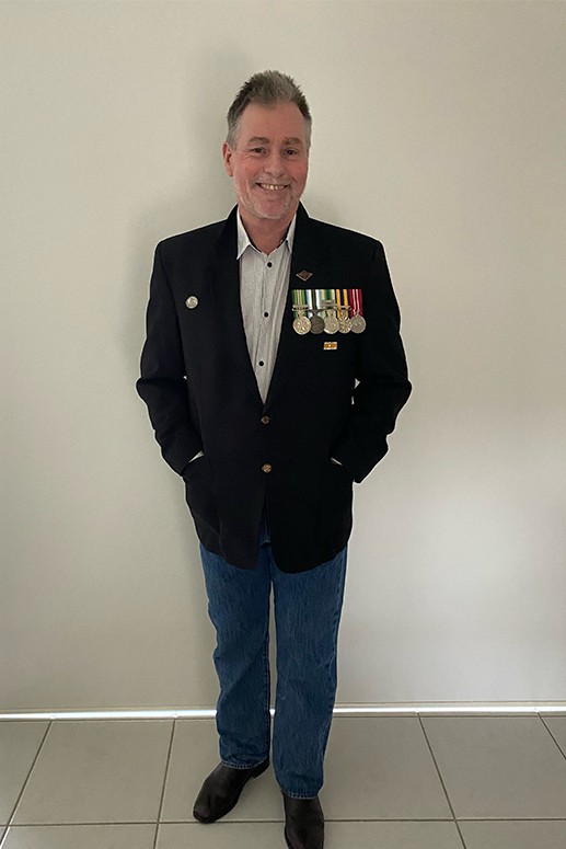 John Clothier, veteran and local community sport participant