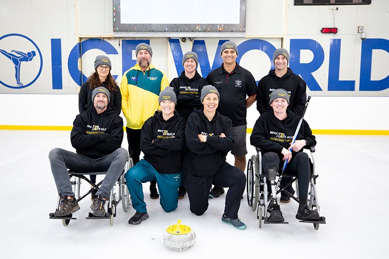 Invictus Games Vancouver Whistler 2025 Wheelchair Curling Team photo