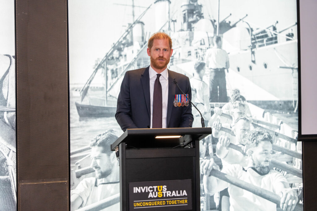 Prince Harry, Duke of Sussex at the Invictus Australia Reception